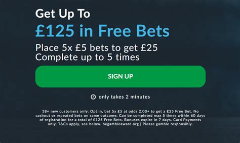 Get free bets when you join today.